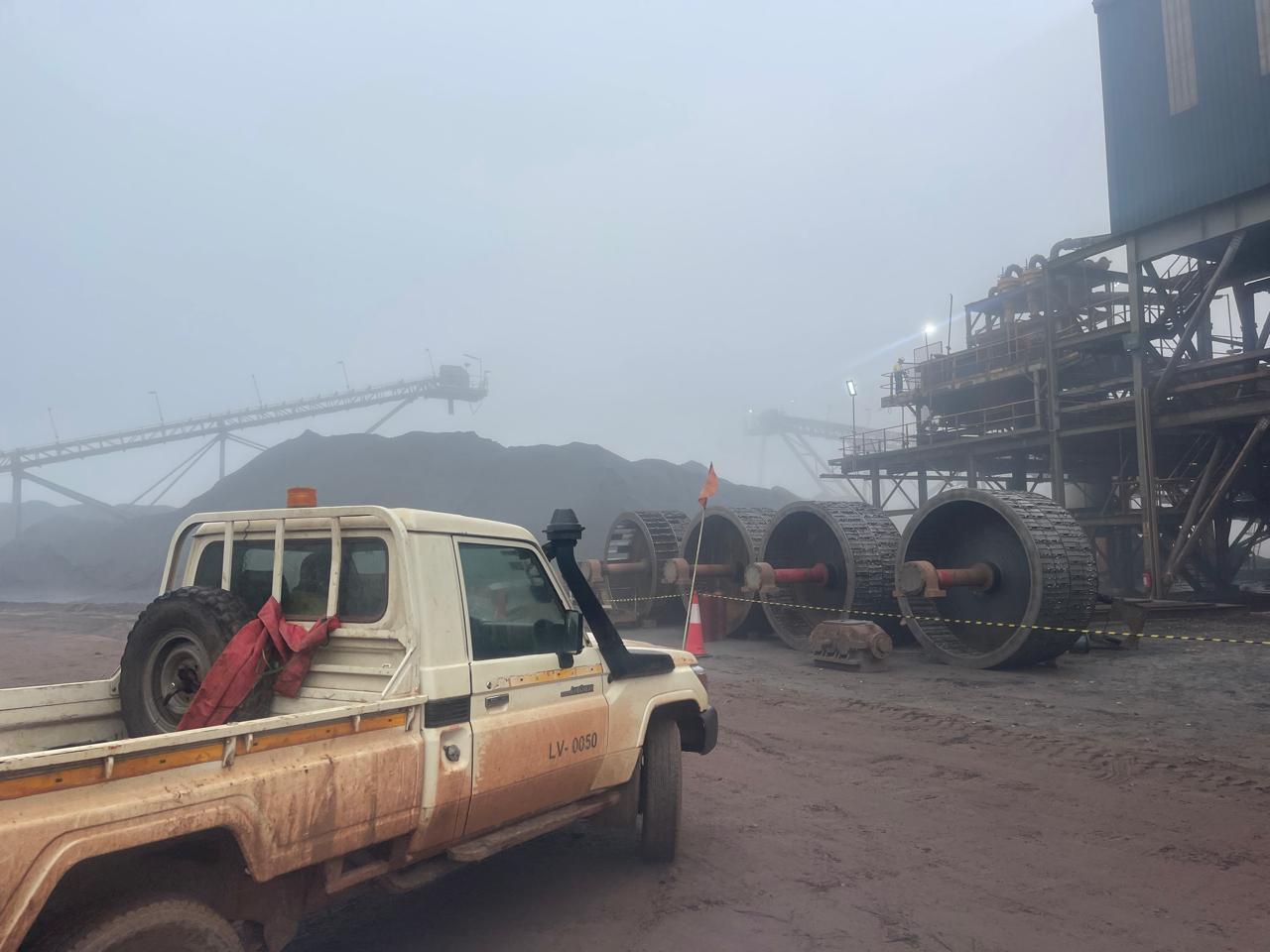 Conveyor maintenance team